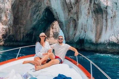 Wake up to capri’s sea breeze on a private boat tour—see the blue grotto, swim near faraglioni rocks, and relax with a local skipper. includes drinks & snorkeling.