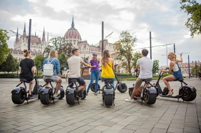 Feel the city breeze on a budapest e-scooter tour, from the danube riverside to buda castle. includes helmets, local guide, and flexible routes. small groups.