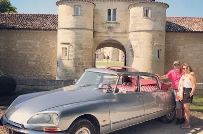 Tour de vinho no Médoc em conversível Citroën DS 1973, Bordeaux