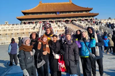 Step inside beijing’s forbidden city with a mini group, historian guide, and skip-the-line entry. includes hotel pickup option and access to the treasure gallery.