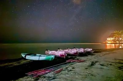 Kajakfahren auf Holbox: Biolumineszenz bei Nacht mit Punta Mosquito