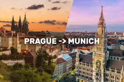 Da praga a monaco con soste al castello di karlštejn, al museo della birra di pilsen e al centro storico unesco di regensburg. include il pick-up in hotel.