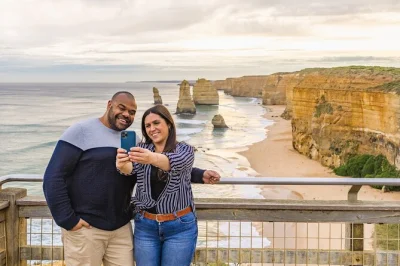 Feel the salt air on a great ocean road day trip from melbourne, spot wild koalas, walk ancient rainforest trails, and see the 12 apostles with morning tea included.