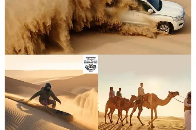 Feel the rush of a private doha desert safari—dune bashing, sandboarding, camel ride, and a drive to the inland sea. includes pickup and local guide.