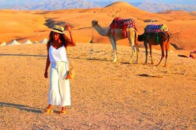 Erlebe einen tagesausflug von marrakesch ins atlasgebirge: kamelreiten bei sonnenuntergang, tee mit berberfamilien, wanderung zu wasserfällen und traditionelles abendessen inklusive abholung.