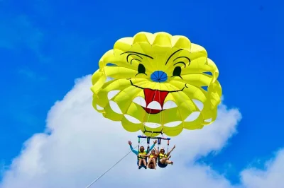 Feel the rush of aruba parasailing above palm beach, with flexible solo or tandem flights, expert guides, and safety-first captain decisions—includes beachside meeting.