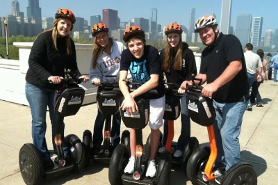 Feel the breeze on a chicago segway tour along the lakefront, with stops at grant park, buckingham fountain, soldier field & museum campus. includes guide & training.