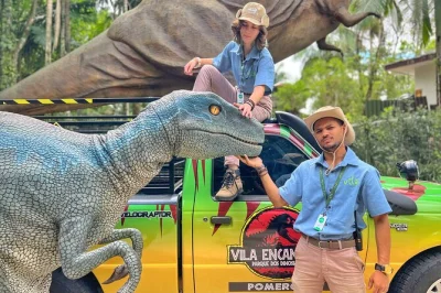 Feel like a kid again at vila encantada in pomerode—explore dinosaur worlds, hands-on games, and family fun. all attractions included, wheelchair accessible.