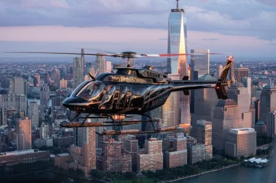 Feel the pulse of new york from above on a 25-minute helicopter flight, see the statue of liberty, central park, and times square. includes pickup from linden station.