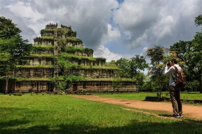 Step into ancient cambodia with a full-day trip from siem reap to koh ker & beng mealea temples. includes hotel pickup, local guide, and cold towels.