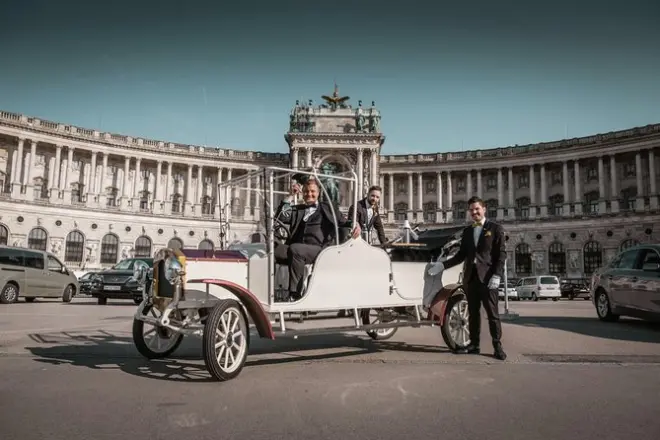 Tour por Viena no carro vintage elétrico: Até 5 pessoas