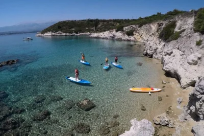 Feel the calm of chania’s crystal waters on a stand-up paddleboard tour with local guides, surprise stops, wildlife spotting, and hotel pickup included.