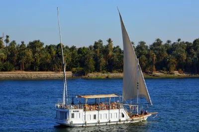Scopri il nilo da aswan a luxor a bordo di una dahabiya, tra templi antichi, valle dei re e mercati locali. include guida egittologa, pasti e trasferimenti dall’hotel.
