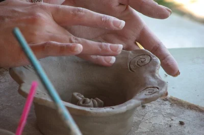 Shape clay with a local artist in zakynthos, create your own ceramics, and wander among ancient olive trees. includes all materials, drinks, and firing service.