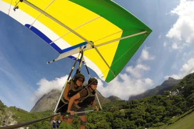 Feel your heart race as you hang glide over rio’s pedra bonita, float above tijuca forest, and land on são conrado beach. includes all gear and instructor.