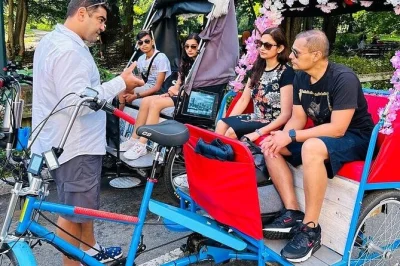 Scopri i suoni della città, visita le location dei film e rilassati mentre una guida locale ti porta in pedicab tra le meraviglie di central park. fermate flessibili, racconti e comodo punto di parte