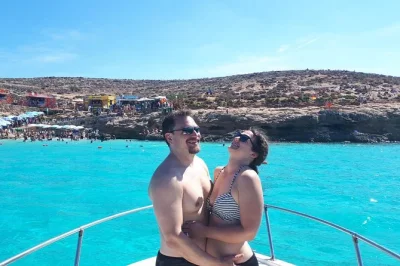 Swim in malta’s blue lagoon, explore comino caves, and snorkel crystal lagoon on a private boat tour with flexible stops and local captain. includes equipment.