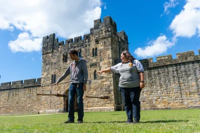 Step inside alnwick castle’s movie magic, stroll bamburgh’s wild coast, and cross the scottish borders with a local guide—includes transport and small group setting.