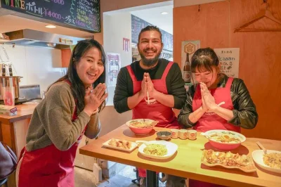 Step into kyoto’s kitchen and make ramen, gyoza, and fried rice from scratch with a local chef. includes drinks, recipes, and hands-on instruction.