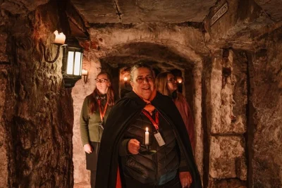 Step beneath edinburgh’s old town into the blair street underground vaults, guided by a master storyteller. small group tour with immersive audio and exclusive access.