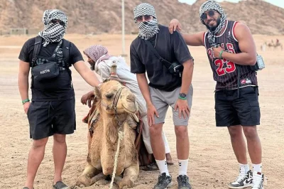 Feel the desert wind on a quad bike, ride camels at sunset, share bedouin tea, enjoy dinner & stargazing with expert guides. includes hotel pickup.