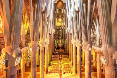 Step inside barcelona’s sagrada familia at golden hour with skip-the-line tickets, a small group, and an expert guide. includes priority access & all fees.
