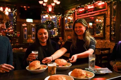 Eat your way through edinburgh’s old town on a guided food tour with haggis, scottish cheeses, pub classics, and sweets. includes local guide and all tastings.