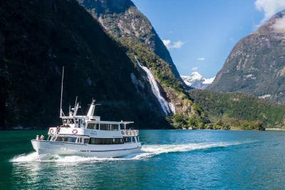 Milford sound erleben: kleine bootstour mit live-kommentar, nahen tierbeobachtungen und kaffee & keksen inklusive. buche jetzt für entspannte, ungestörte aussichten.