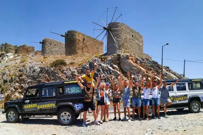 Follow goat trails to zeus cave, taste cretan cheese at a mountain farm, and share lunch in a village taverna. includes 4wd pickup and local guide.