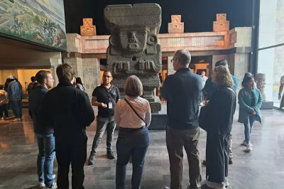 Step inside mexico city’s anthropology museum with early access, see the sun stone up close, and hear stories from a passionate local guide. includes tickets.