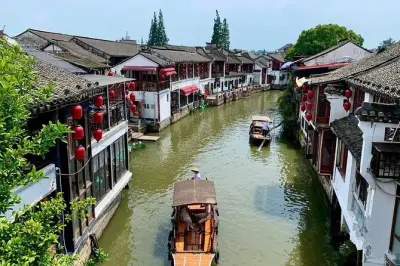 Zhujiajiao water town: Giro in barca privato e pranzo
