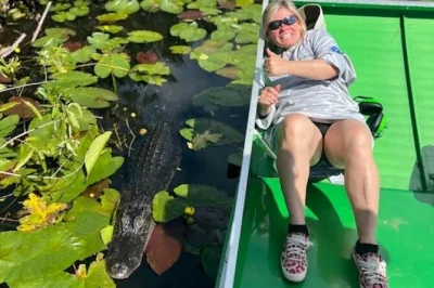 Erlebe eine private airboat-tour durch die everglades bei miami. entdecke alligatoren, seltene pflanzen und die faszinierenden feuchtgebiete hautnah. inklusive wasserflasche.