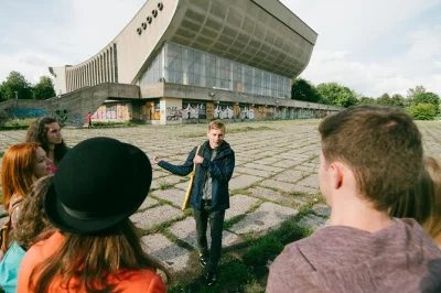 Feel the echoes of soviet vilnius on a walking tour with a local guide. see iconic architecture, hear real stories, and wander streets shaped by history. includes guide.
