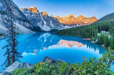 Feel the spray at johnston canyon, wander lake louise’s surreal blue shore, and catch moraine’s wild color shift—all in one day trip from banff with pickup included.