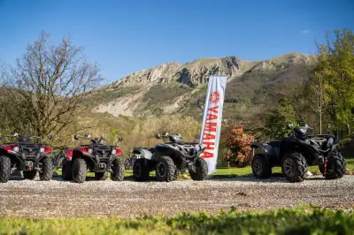 ATV riding in Tuscany: Yamaha Kodiak through Lima Valley