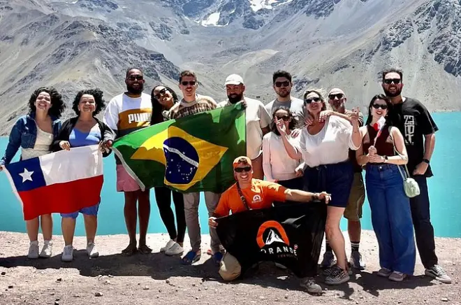 Maipo Cajon e reservatório El Yeso: Café da manhã e chocolate