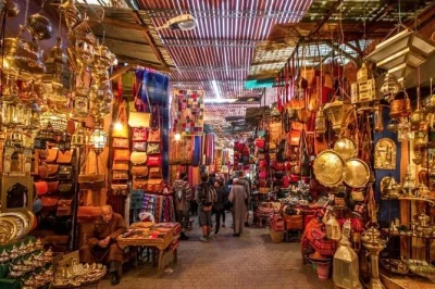 Step into marrakech’s vibrant medina, ride camels in the palm grove, and taste a moroccan lunch. includes hotel pickup and a local guide from casablanca.