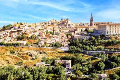 Wander chinchón’s plaza, explore aranjuez’s royal palace, and roam toledo’s old streets—all in one day from madrid. includes guided tours and transport.