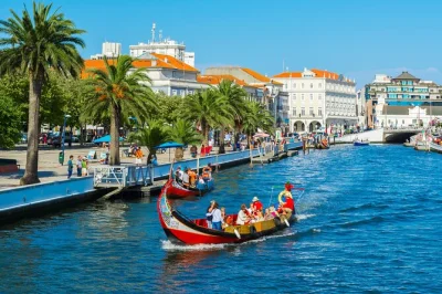 Scopri i canali di aveiro, assaggia gli ovos moles e ammira le case a righe di costa nova. include giro in barca moliceiro da porto e tour a piedi gratuito.