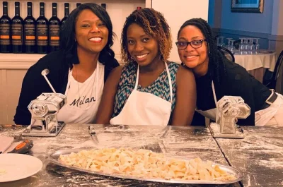 Roll up your sleeves in rome for a pasta & tiramisu class near the vatican, guided by a local chef. enjoy fine wine, lunch, and take-home recipes included.