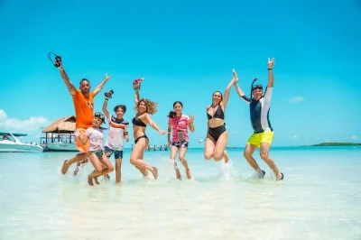 Nagez parmi les récifs colorés, observez les oiseaux sauvages sur isla contoy et flânez dans les rues animées d’isla mujeres. bateau privé, déjeuner et transfert aller-retour inclus.