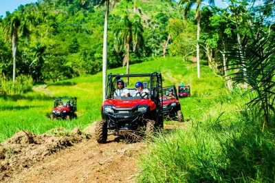 Feel the thrill of driving a 4x4 jungle buggie, ziplining above anamuya, swimming in the river, and tasting local food. includes pickup, lunch, and guide.