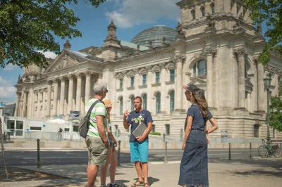 Step into berlin’s wwii history—walk from hitler’s bunker to the holocaust memorial, reichstag & topography of terror, with a guide & hotel pickup included.