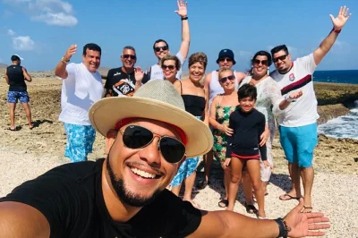 Feel the sand at cas abao, swim with turtles at piskado beach, taste local food at playa forti, and spot wild flamingos. includes entry fees & fruit snacks.