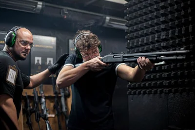 Feel the adrenaline at a modern prague shooting range, try legendary weapons like ak47 & uzi, and get expert guidance. includes all equipment & snacks.