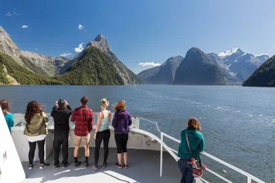 Erlebe tosende wasserfälle, spiegelglatte seen und eine unvergessliche milford sound kreuzfahrt ab queenstown – mit hotelabholung, mittagessen und lokalem guide.