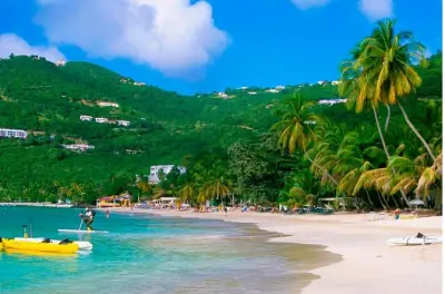 Traslado para a praia Cane Garden Bay, Tortola: Direto do porto