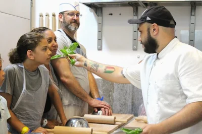 Step into a real naples kitchen, learn to make fettuccine and ravioli from scratch, taste limoncello, and share stories over fresh pasta. includes chef’s diploma.
