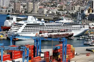 Valparaíso e Viña del Mar com traslado do navio de cruzeiro