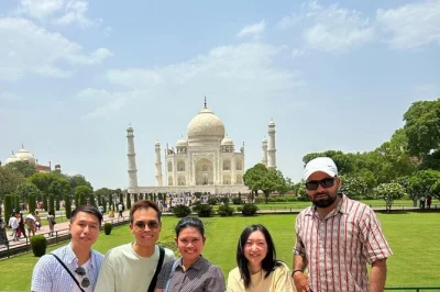 Delhi, taj mahal und agra fort erleben: privater tagesausflug mit indiens schnellstem zug, frühstück, 5-sterne-mittagessen und erfahrenem guide.